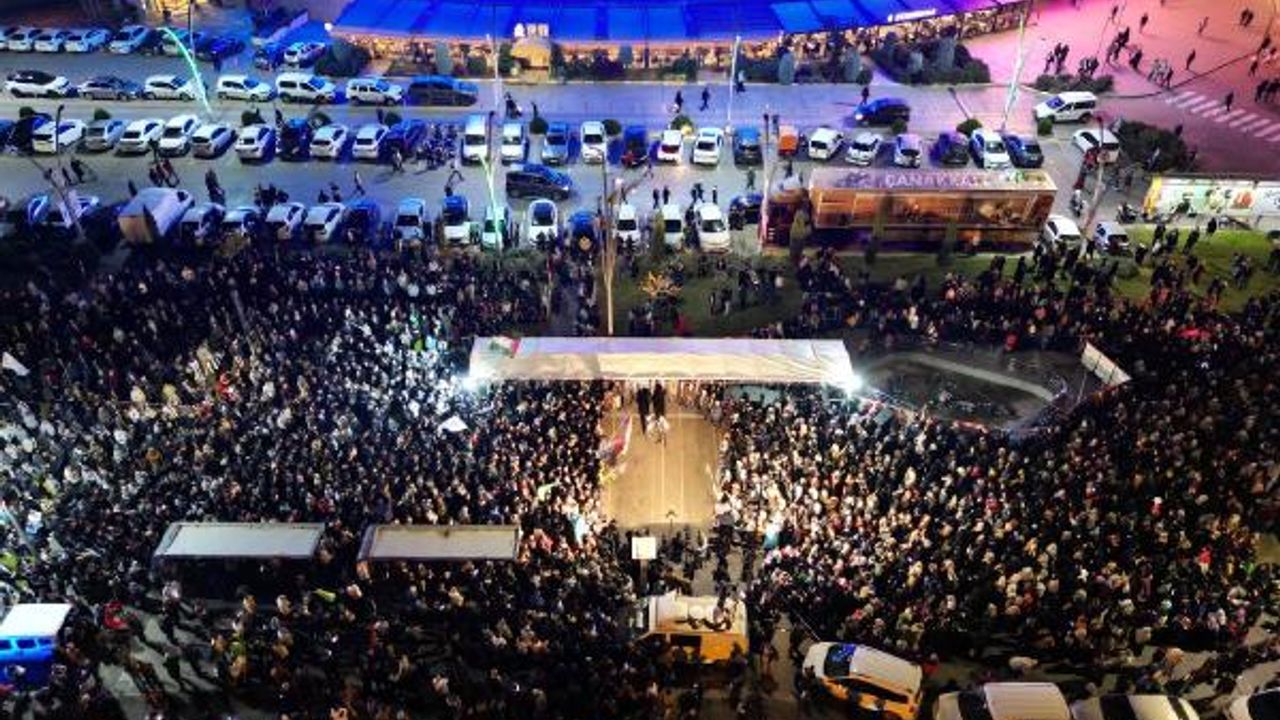 Diyarbakır ve Mardin'de İsrail protestosu