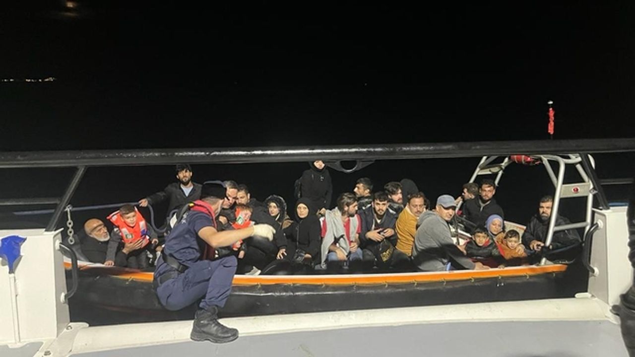 Bodrum açıklarında 113 düzensiz göçmen yakalandı