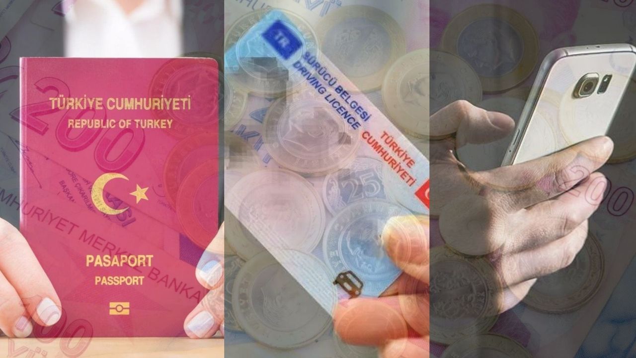 2024'te uygulanacak pasaport, sürücü belgesi ve yurtdışından getirilen telefon harçları belli oldu