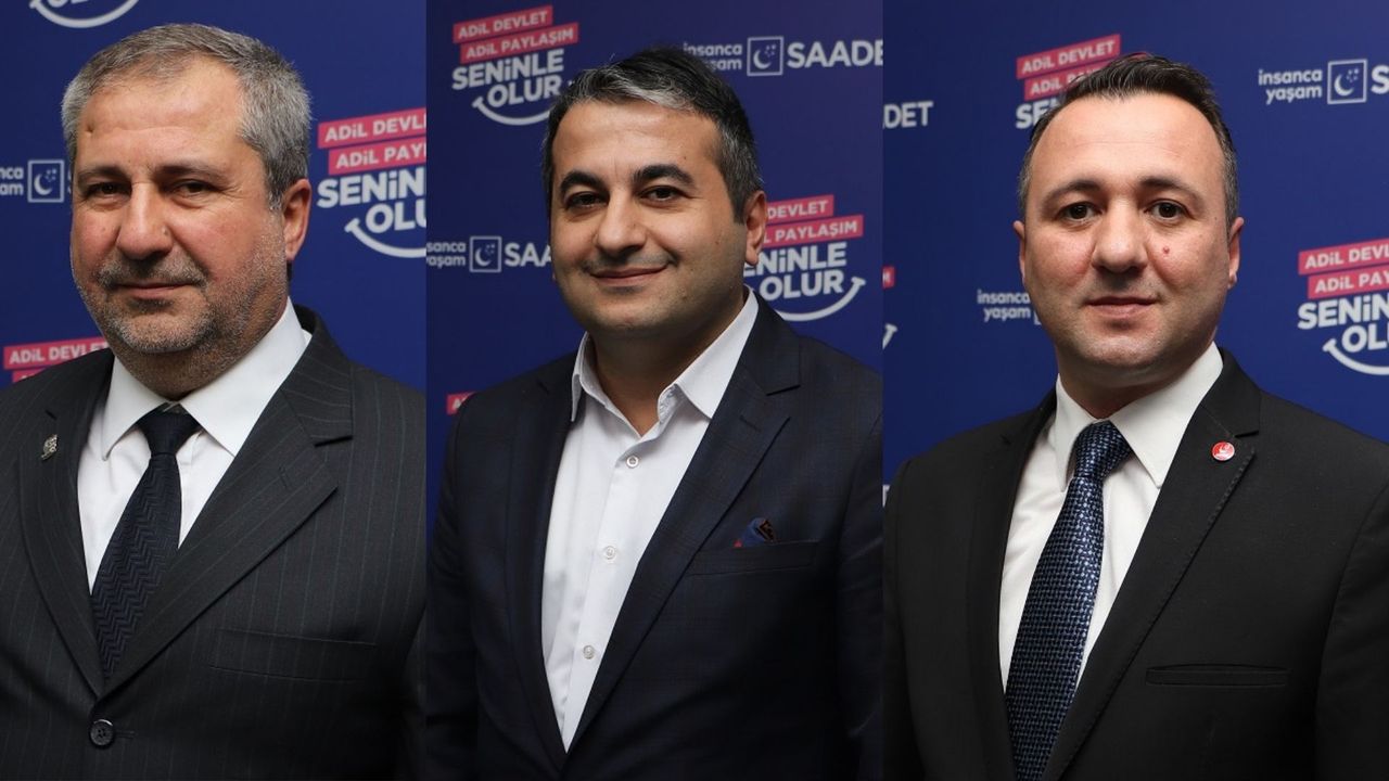 Saadet Partisi Konya'da 3 adayını açıkladı 