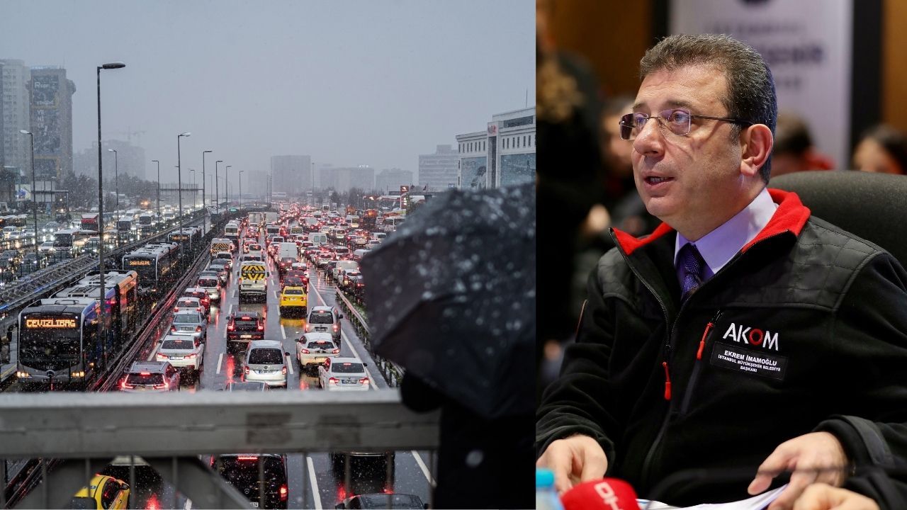 İBB Başkanı Ekrem İmamoğlu'dan AKOM'da açıklama