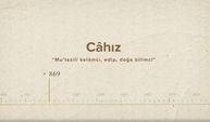 Câhız... İslam Düşünürleri - 17. Bölüm