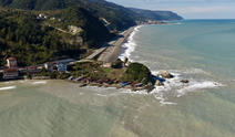 Sağanak sonrası Karadeniz'de renk değişimi yaşandı
