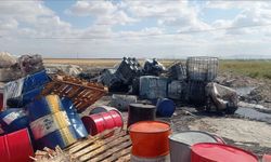 Kimyasal atıkları araziye bırakan şüphelilere 38,5 milyon lira ceza