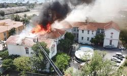 Zeytinburnu Balıklı Rum Hastanesi'nde yangın