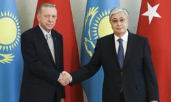 Cumhurbaşkanı Erdoğan, Kazakistan Cumhurbaşkanı Tokayev'i karşıladı