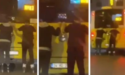 Pendik'te patenlilerin tehlikeli yolculuğu