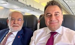 Deva lideri Babacan ve Saadet lideri Karamollaoğlu miting yolunda