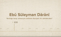 Ebû Süleyman Dârânî... İslam Düşünürleri - 87. Bölüm