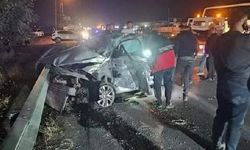 Elazığ'da yolcu otobüsü otomobile çarptı: 2 yaralı