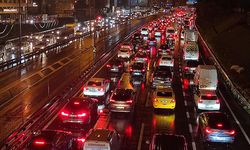 İstanbul’da akşam trafiği yoğunluğu