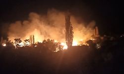Köyde yangın: 45 ev kül oldu