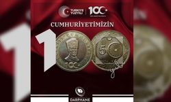 Cumhuriyet'in 100. yılına özel hatıra para basıldı