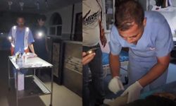 Al-Amal Hastanesi'nde doktorlar hastaları telefon ışığı ile tedavi ediyor 