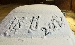 Kartepe'ye ilk kar yağdı