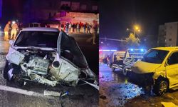 Mardin'de feci kaza: Araçlar kafa kafaya çarpıştı, 6 yaralı 