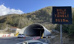 90 metre uzatıldı! Yenilenen Bolu Dağı Tüneli trafiğe açıldı