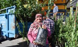 Mersin Büyükşehir'den Aydıncıklı ve Tarsuslu Üreticilere Badem Fidanı Desteği 