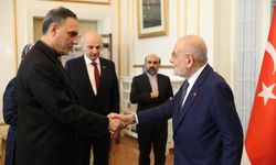 Karamollaoğlu, İran Büyükelçiliğine taziye ziyaretinde bulundu