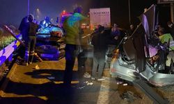 TEM Otoyolu'nda feci kaza: 1 polis şehit, 2 polis yaralı