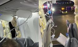 Yolcu uçağında panik: Uçağın penceresi koptu!