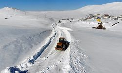 Erzurum'da 133 yerleşim yerine ulaşım sağlanamıyor