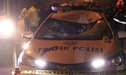 Kaza yapıp kaçan araç polislere çarptı: 1 şehit, 1 yaralı