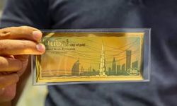 Dubai'de altın banknotlar satışa sunuldu: Tedavüle girecek mi?