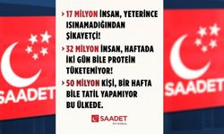 Saadet Partili Yazıcı "çok acı ama bir o kadar da gerçek" diyerek paylaştı: 17 milyon kişi...