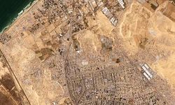 Uydu fotoğrafları ortaya koydu: Yerinden edilecek Filistinliler için çadır kent kuruluyor