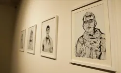 Otizmli sanatçı Remzi Yılmaz'dan "Tanıdık Yüzler"