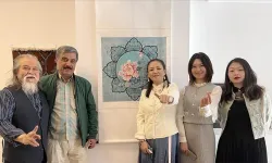 Uluslararası sanatçıların eserleri Ali Lei Gong Sanat Atölyesi'nde