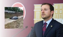 AK Parti Milletvekili'nin otomobilinin de karıştığı kazada iki araç dereye uçtu: 1 ölü, 4 yaralı