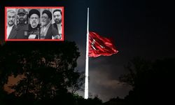 Türkiye'de milli yas ilanının ardından bayraklar yarıya indirildi