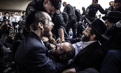 İsrail karıştı: Harediler ayaklandı, polisten sert müdahale