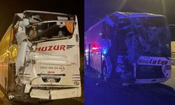 Anadolu Otoyolu'nda iki yolcu otobüsü çarpıştı: 15 yaralı
