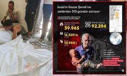 İşgalci İsrail'in 313 gündür saldırılarını sürdürdüğü Gazze'de şehit sayısı 40 bine dayandı