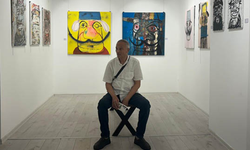 Lübnanlı sanatçı Raouf Rifai'nin resim sergisi Kelimat Sanat Galerisi'nde sanatseverlerle buluştu