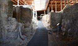 Malatya'daki Arslantepe Höyüğü Karşılama Merkezi inşaatı tamamlanmak üzere