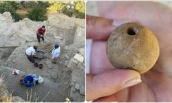 Çanakkale'deki kazıda binlerce yıllık silindir mühür ve kurşun sapan taşı bulundu