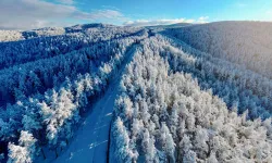 Düzce ve Bolu'nun yüksek kesimlerine kar yağdı