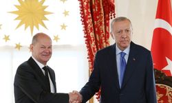 CB Erdoğan, Almanya Başbakanı Scholz'u kabul etti