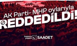 Saadet- Gelecek Grubu’nun eğitim ve okullardaki temizlik sorunuyla ilgili araştırma önergesi reddedildi