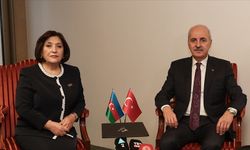 TBMM Başkanı Kurtulmuş, Azerbaycan Milli Meclis Başkanı Gafarova ile görüştü