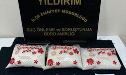 'Annemden öğrendiğim gibi' yazılı poşetlerde 2 kilo 720 gram metamfetamin ele geçirildi