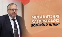 Necmettin Çalışkan'dan "mülakat" açıklaması: Gençlere verilen sözler yerine getirilmedi