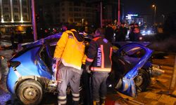 Malatya'da otomobiller çarpıştı; 1 ölü, 2 yaralı