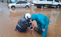 Marmaris'te sağanak etkili oldu