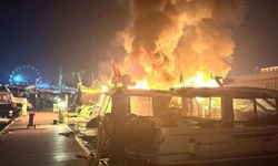Tuzla Marina'da 4 tekne yandı!