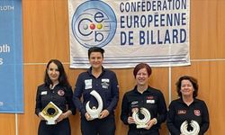 Milli bilardocu Gülşen Degener, İspanya'da gümüş madalya kazandı
